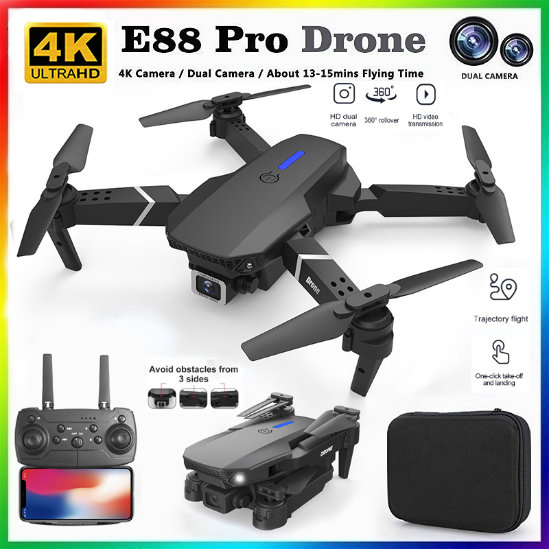 Drone Camera Wide Angle - 2026 NEU E88 Professionelle HD 4K