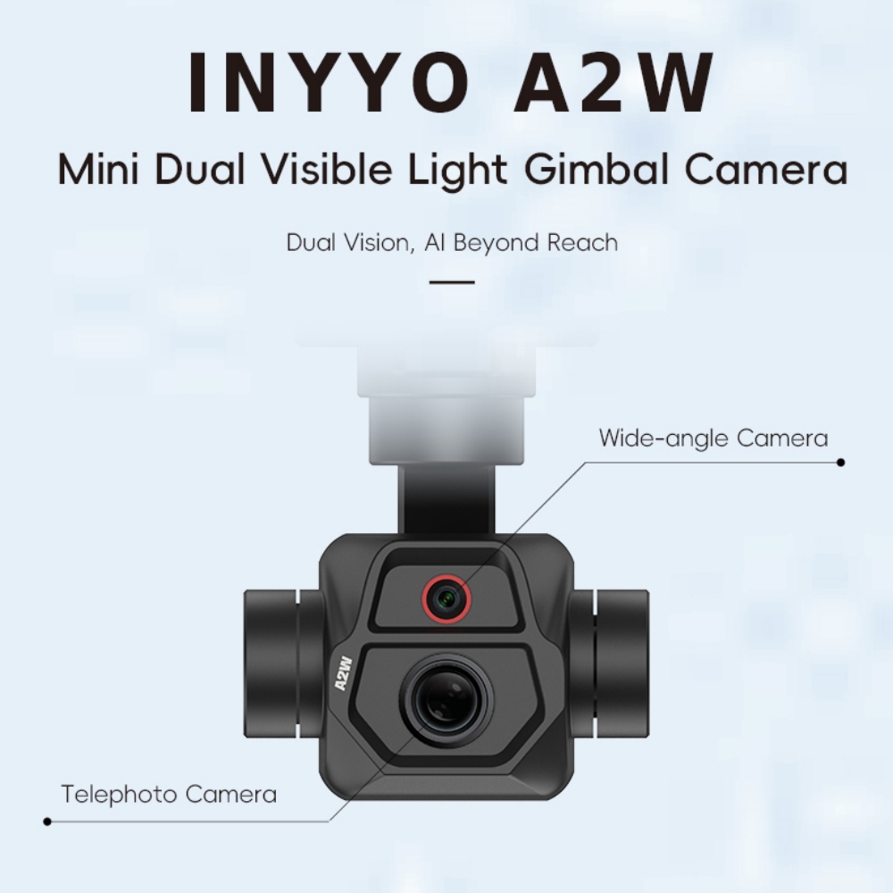Drone Camera Vlog - NCZOBOE 5MP Gimbal-Kamera Ultra Digitaler Zoom