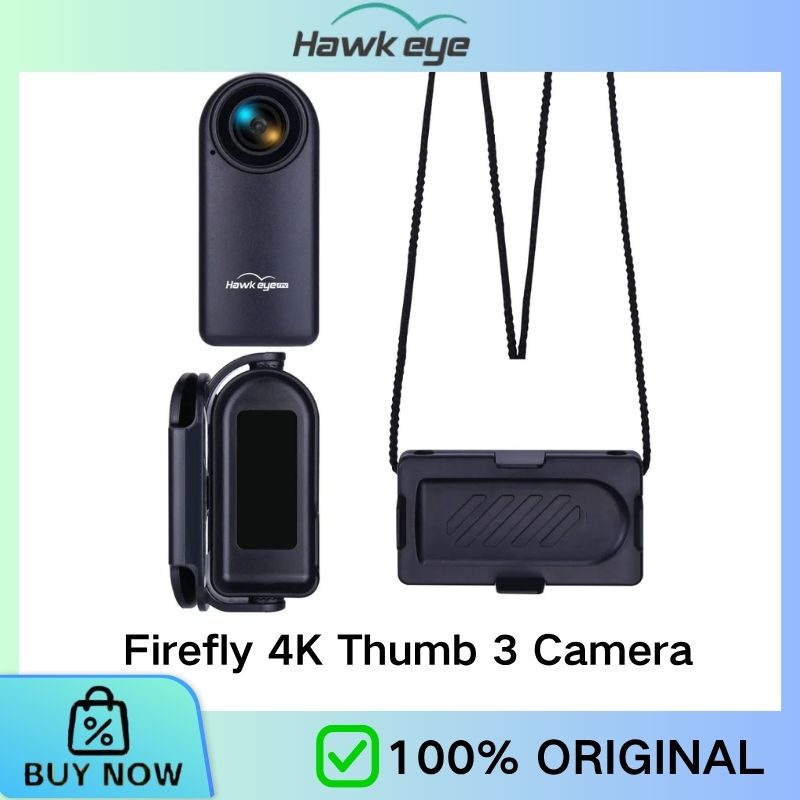 Drone Camera Vlog - Hawkeye Firefly Thumb3 4K Mini-Actionkamera 35g