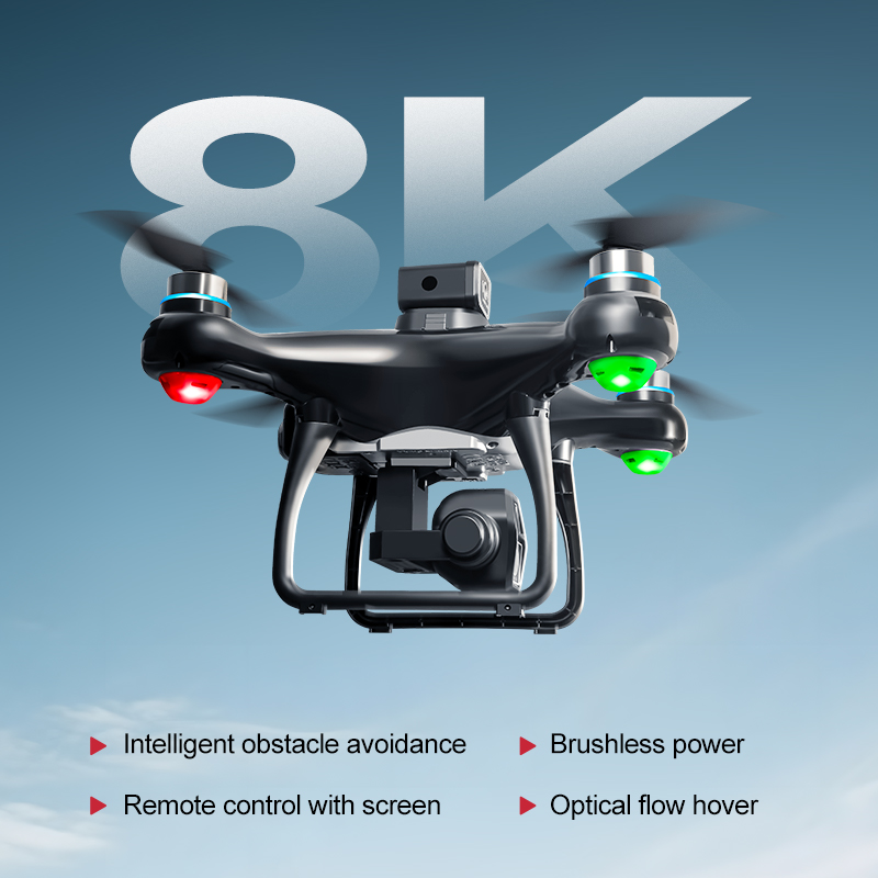 Drone Camera Professional - Bexine Neue Z3 GPS-Drohne mit 4,3-Zoll-Bildschirm,