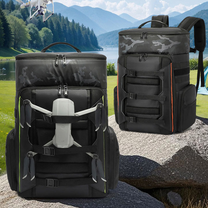 Drone Camera Case - UAV-Drohnen-Kletterrucksack Großer Fotografie-Kamera-Sport-Outdoor-Rucksack Trocken-Nass-Trennung Tragbarer Business-Laptop-Gepäckrucksack