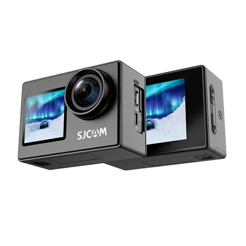 Drone Camera Action - Dual Screen-SJ4000 SJCAM Helmkamera mit Doppel-Display,