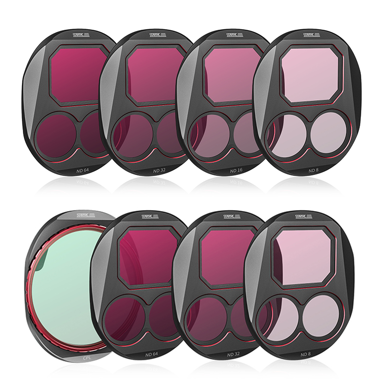 Drone Camera Waterproof - 4-teiliges Drohnen-Kamera ND-Filter-Set ND8 ND16 ND32