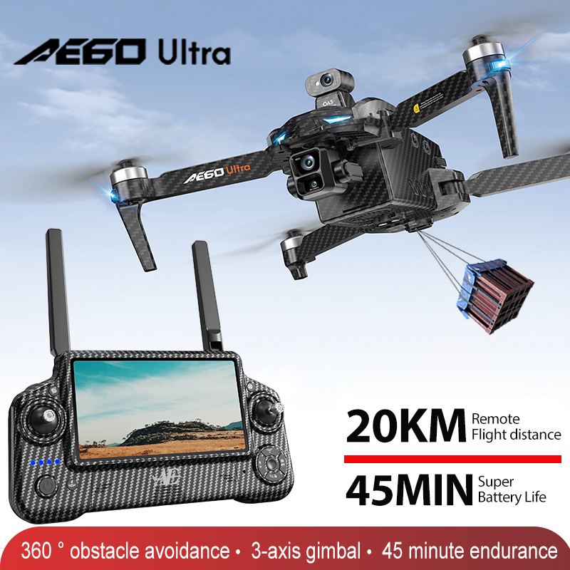 Drone Camera With Gimbal - AE60 GPS Drone Professionelle 8K Kamera