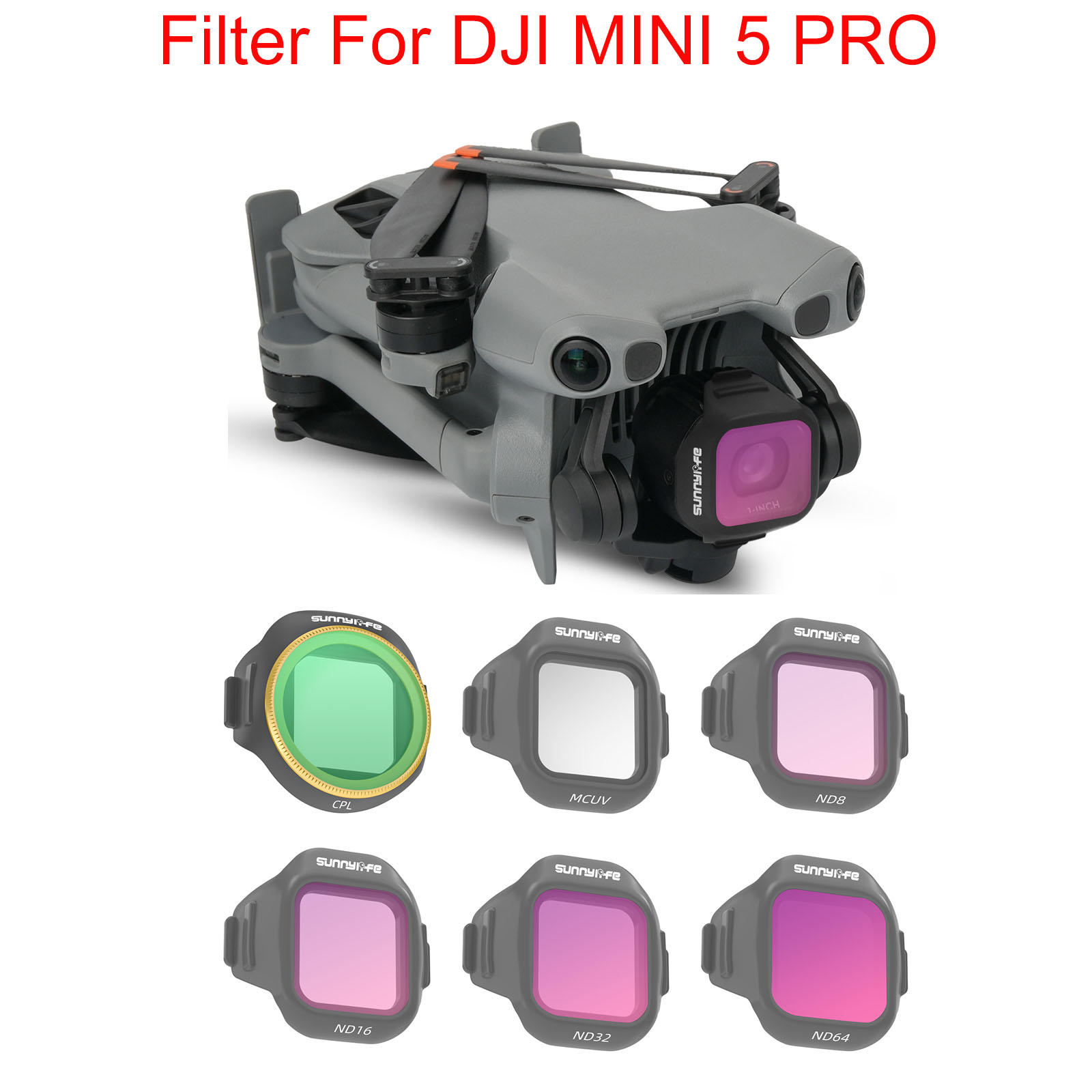 Drone Camera Filter - Drohnenfilter für DJI Mini 5 Pro