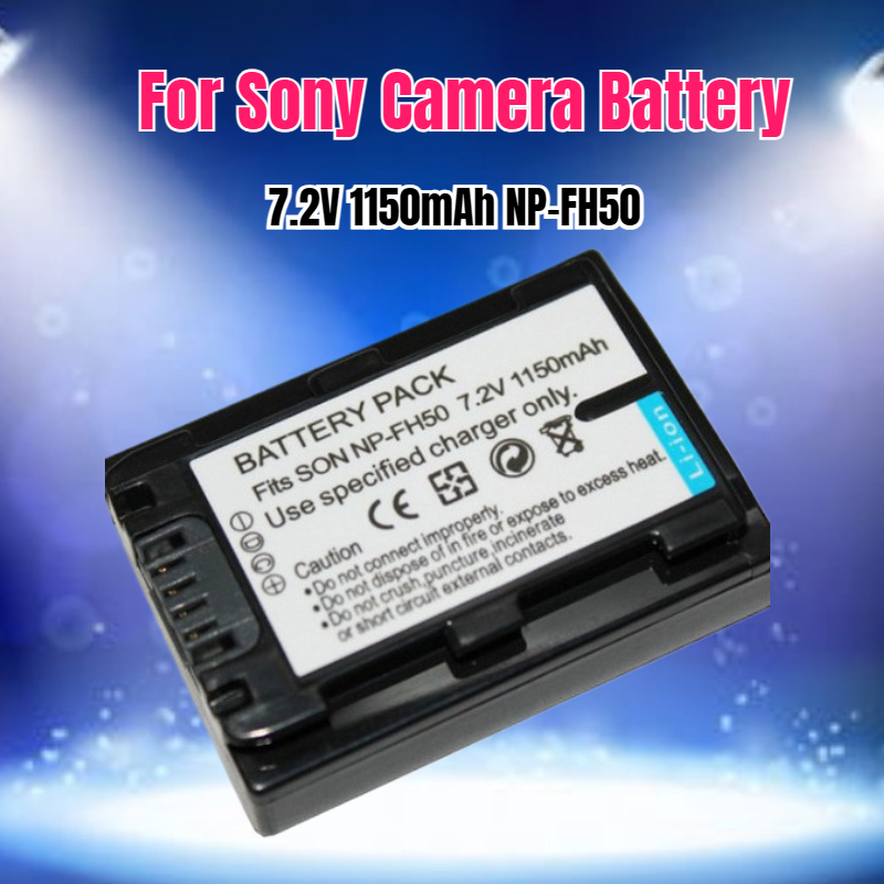 Drone Camera Action - 7,2 V 1150 mAh NP-FH50 Kamera-Akku