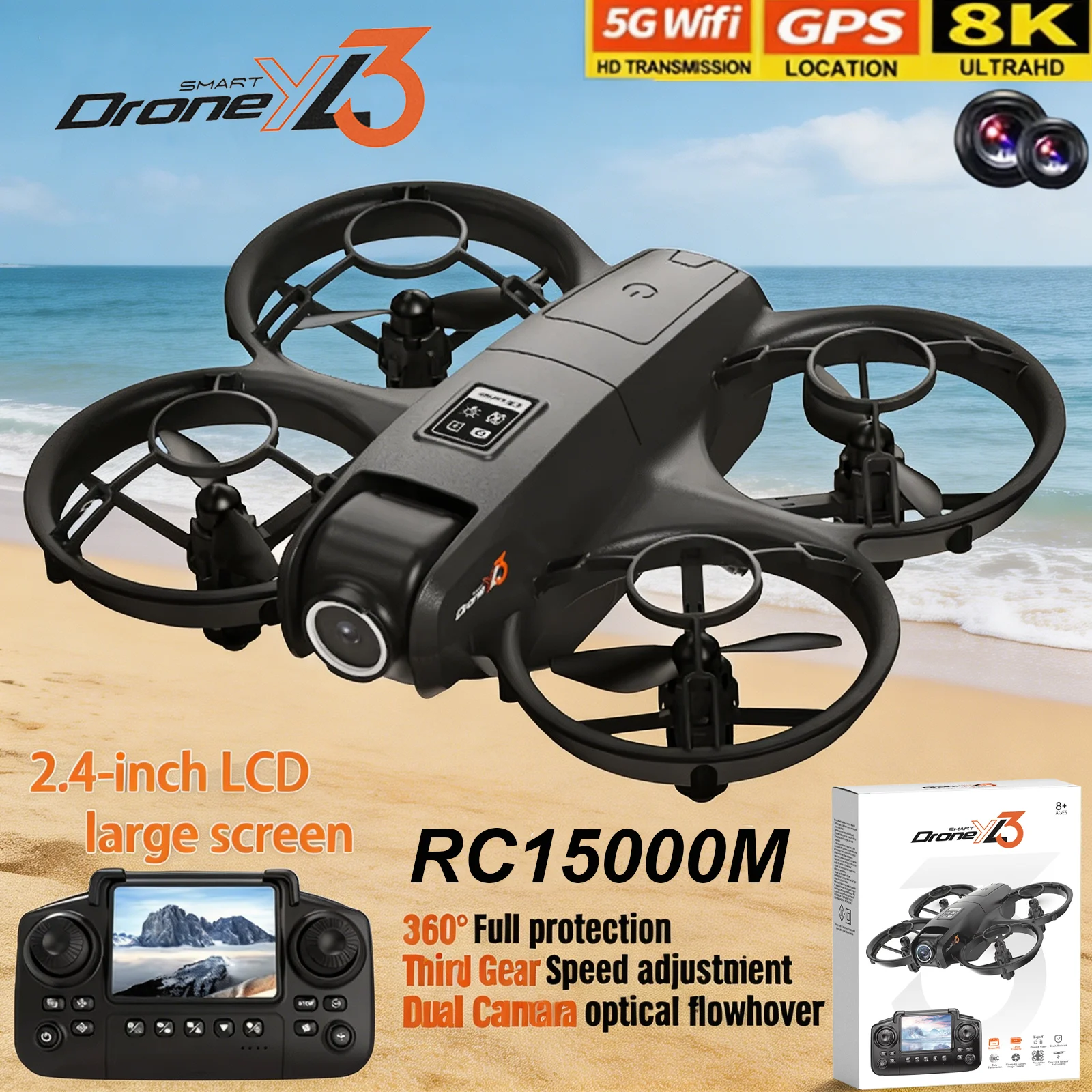 Drone Camera Wide Angle - Neue YL3 RC-Drohne mit 8K 1080P