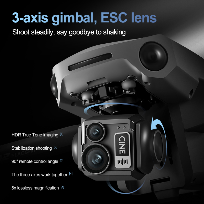 8K 3-Achsen-Gimbal Bürstenlose – Drone Camera With Gimbal Bewertung und Preis