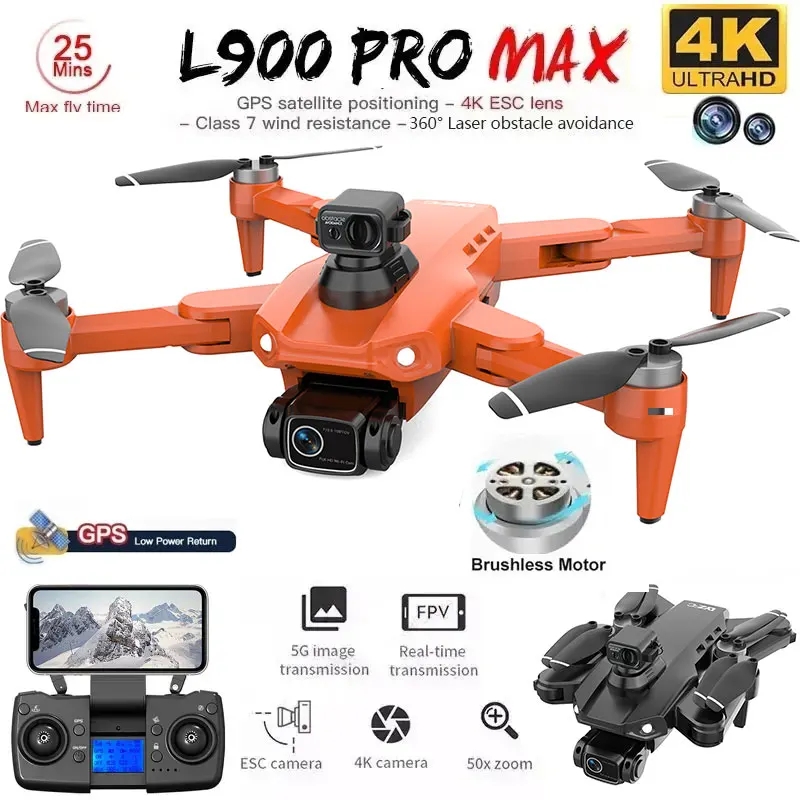 L900 Pro MAX GPS-Drohne 4K Pro – Drone Camera Wide Angle Bewertung und Preis
