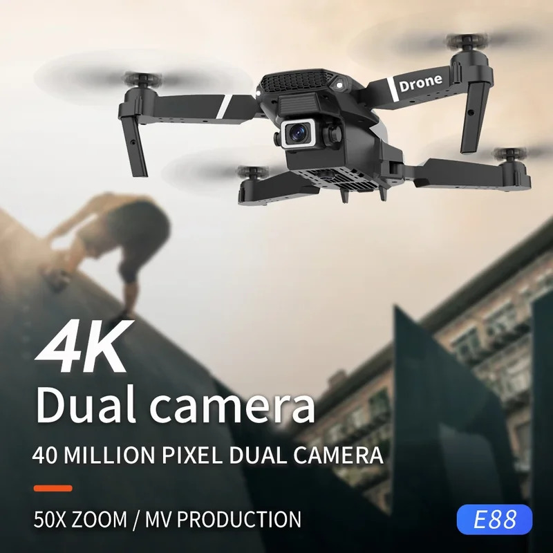 E88 ProIntelligent Folding Dro – Drone Camera Lens Bewertung und Preis