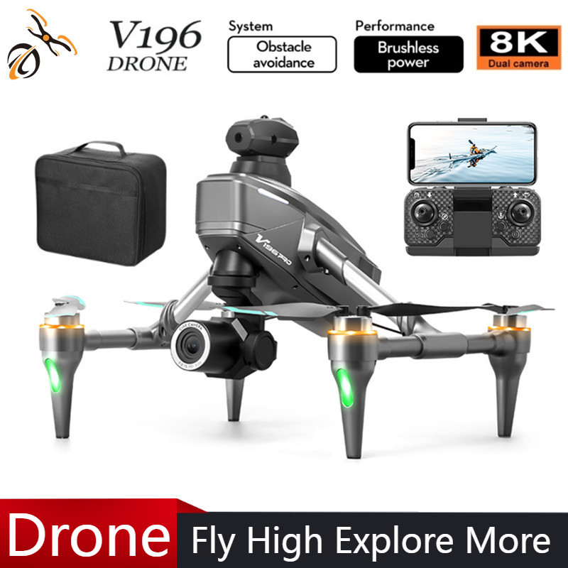 2025 V196 Automatische Hindern – Drone Camera With Gimbal Bewertung und Preis